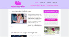 Desktop Screenshot of onlineromancehub.com